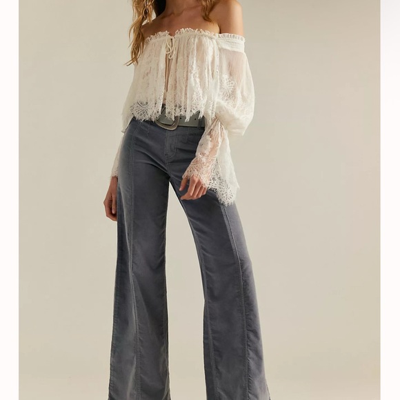 Free People Denim - We The Free Libre Cord Wide-Leg Jeans